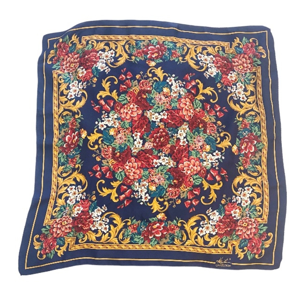 Kathie Lee Collection Floral Square Scarf
